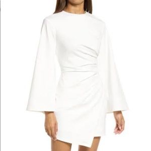 Revolve Elliatt La Fontelina Long Sleeve Stretch Cotton Cocktail dress ELLIATT